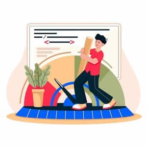 Website performance illustration