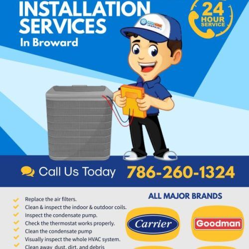 Air conditioner flyer design
